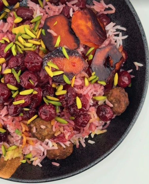 Hands-on Persian cooking class featuring Albaloo Polo